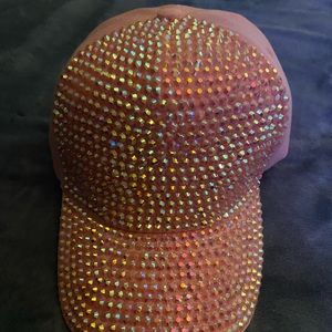 BNWT Sparkly n shiny pink hat